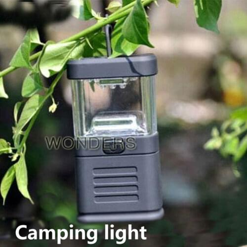 Mini Portable Garden Lamp 11 LED Bright Bivouac Camping Fishing Hiking Lantern outdoor activities Light Powered by 3 AA Battery