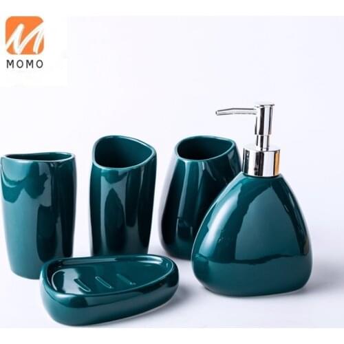 Bathroom Set Modern Bathroom Accessories Set Bath Soap Dispenser Toothbrush Holder