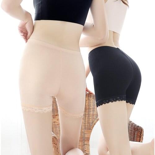 Big-Size Summer M-XXXL Underpants Women Dress Safe Shorts Sleep Lingerie Elastic Seamless safety boyshorts lady soft panty