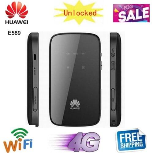 Original Unlocked HUAWEI E589 E589u-12 100Mbps 4G LTE Router Wireless Wifi Hotspot support worldwide