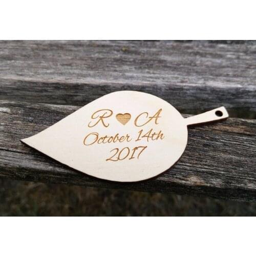 Personalize Leaf Tags,wedding tags,fall leaves tags