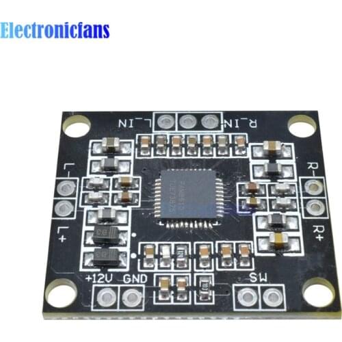 5Pcs/Lot 2X15W Power Amplifier Board PAM8610 Digital Dual Channel Stereo Class Amplifier Board Module For Arduino DC 7V-15V
