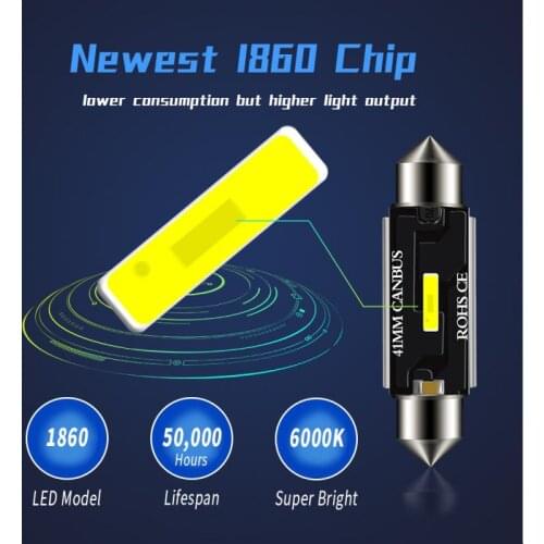 LED Bulbs C5W C10W Super Bright Car Reading Light Canbus Auto Interior Lamps Plate Light