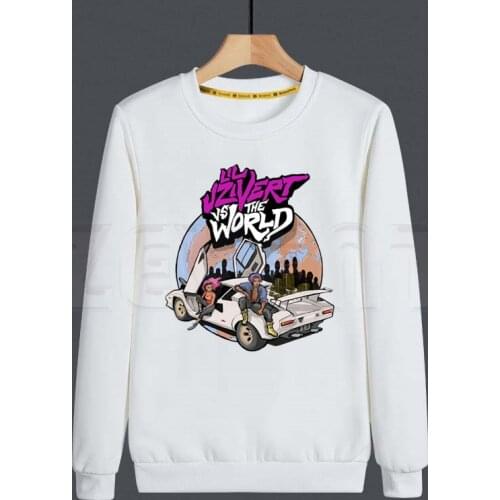 LIL UZI VERT Hip Hop Rapper Harajuku Solid Color Hoodies Fashion Men/Women Long Sleeve Hoodies StreetWear Sweatshirt