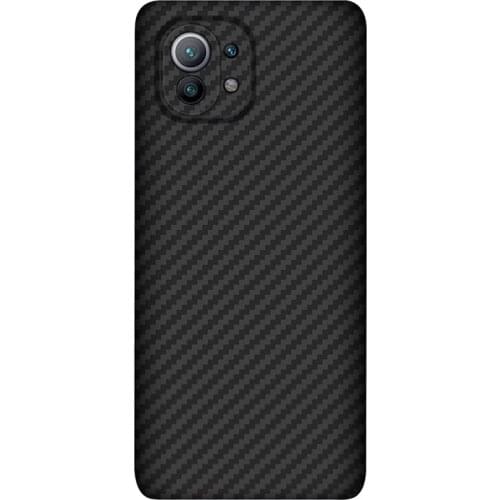 Pure Carbon Fiber Ultra-Thin Mobile Phone Case Shell For Xiaomi 11 Shockproof Anti-Drop Full Cover Camera Protection