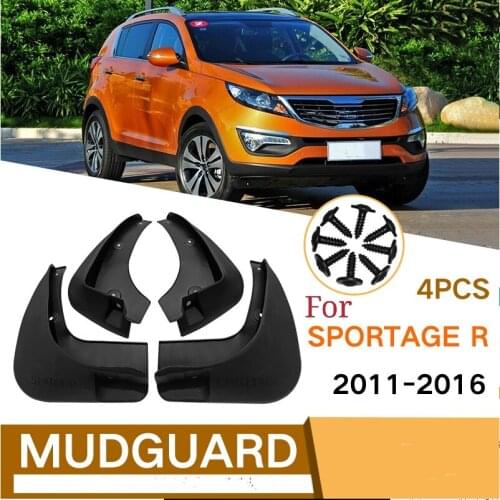 Car Mudguard For Kia Sportage R 2011-2016 High-quality Mudguard Anti-splash, Anti-fouling, Body Protection Car Accessories