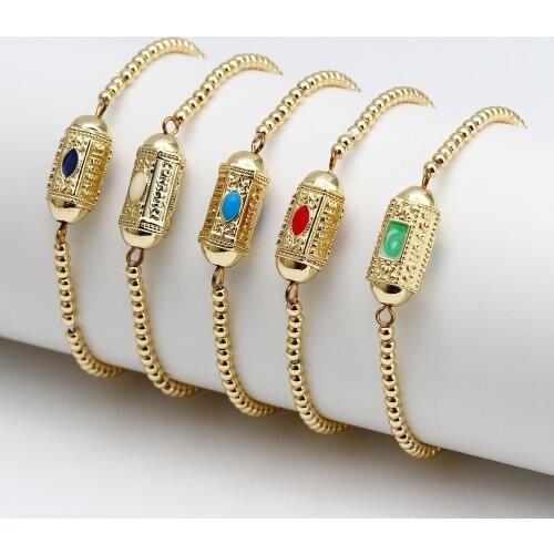 Wish Card Golden Bracelets