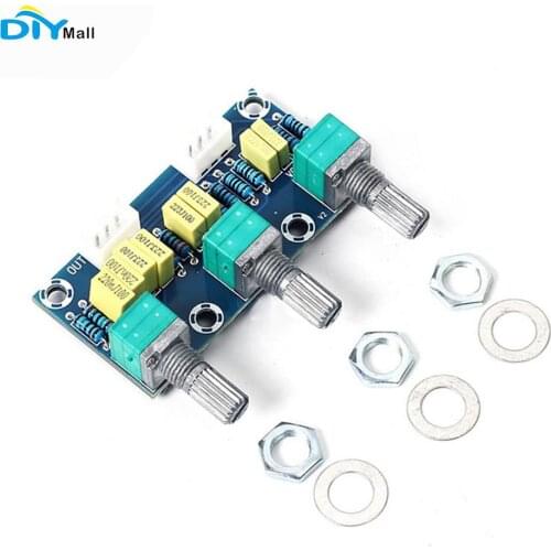 XH-M802 Passive Tone Board Amplifier Preamp Power Module Total Volume Treble Bass Adjustment