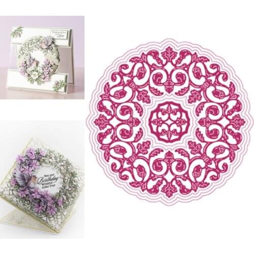 Acorn Frame Arrival New Metal Cutting Dies Scrapbook Diary Decoration Stencil Embossing Template Diy Greeting Card Handmade 2021