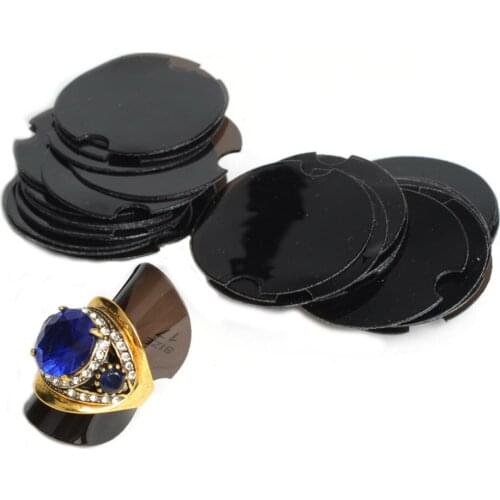 De Bijoux 200pcs 38mm Round Soft Plastic Rings Display Stand,Fashion Jewelry Display