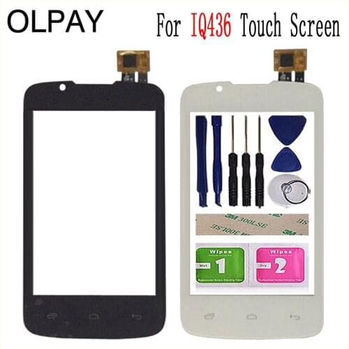 3.5'' For Fly IQ436 Era Nano 3 Fly iq 436 Touch Screen Glass Digitizer Panel Lens Sensor Glass Free Adhesive And Wipes