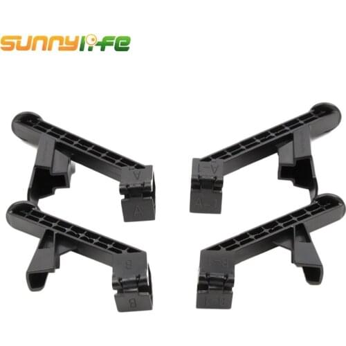 SUNNYLIFE 4 PCS Shock-absorbing Landing Gear Stabilizers Leg Gimbal Protector Height Extender Riser Set for DJI MAVIC AIR