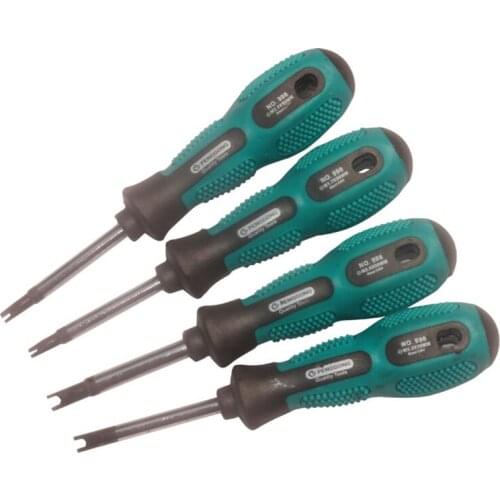 4Pcs Screwdriver Set Screwdriver Bits U Fork Type Magnetic Slotted Screw Driver Multi Function Hand Tool Set
