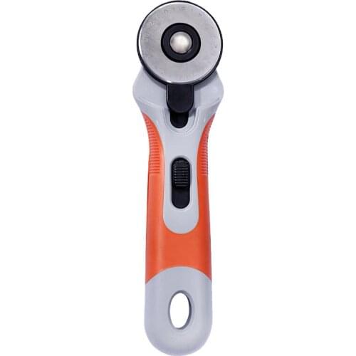 45mm Patchwork Tools Safe Roller Wheel Round Knife for Hand Cutting Leather Fabrics Wheel Knife Rotary Cutter