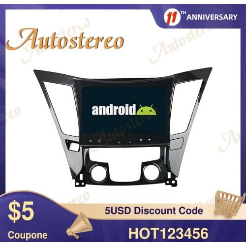 Android 9.0 DSP Car GPS Navigation For Hyundai SONATA 2011-2014 Head Unit Multimedia Player Radio Tape Recorder No DVD Player