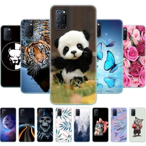 For OPPO A52 A92 A72 Case 6.5" Silicon Soft TPU Back Phone Cover For OPPO A 52 72 92 Case OPPOA92 OPPOA72 OPPOA52 Case Panda