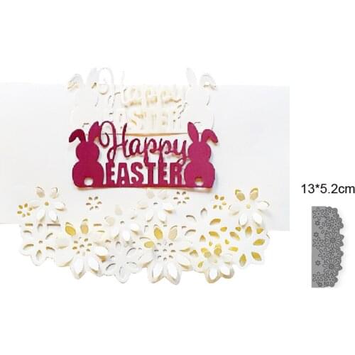 Flowers background Easter New Year metal cutter mould diy photo album scrapbook card making stamp embossing decoration mould