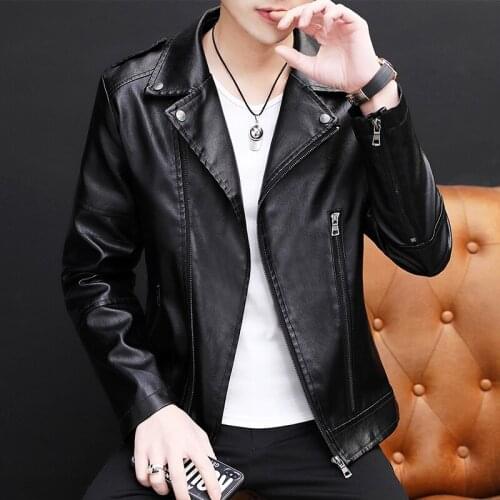 GECKO PaPa Men's Faux Leather Jackets