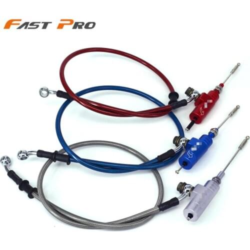 Hydraulic clutch Master Slave Cylinder Rod System Efficient Transfer Pump With 1200MM Hose For Dirt Street Bike Motorcycle