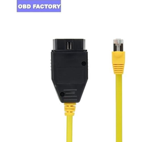 ENET Data Tool E-SYS Ethernet to OBD2 16Pin Interfac ESYS 3.23.4 V50.3 Data E-SYS ICOM Coding F-Serie RJ45 Metal Connector