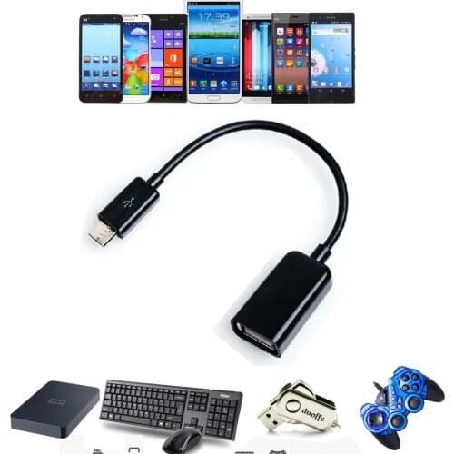 USB OTG Adapter Cable Cord For AGPtek Abot 7" Kids Tablet TK1 G TK1K TK1-2 Tablet Android USB 2.0 OTG Adapter