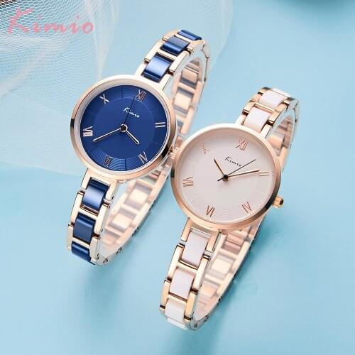 Женские часы с кожаным ремешком Kimio China At AliExpress