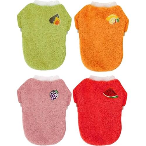 Pet Soft Plush Winter Dog Clothes Fleece Jumpsuit Puppy Coat Small Warm