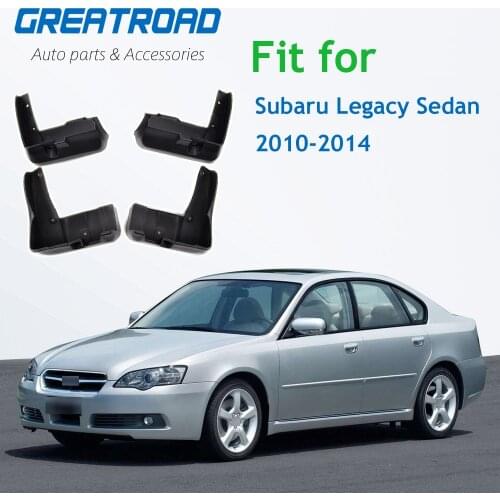 Set Car Mud Flaps For Subaru Legacy Sedan 2010-2014 Mudflaps Splash Guards Mud Flap Mudguards Fender Front Rear Styling 2012