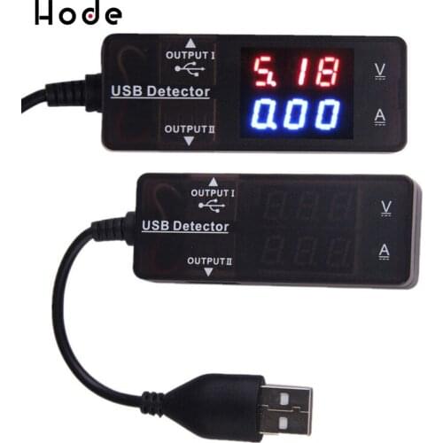 LCD Mini Phone USB Tester Voltage Current Meter Portable Doctor Mobile Power Charger Capacity Detector Monitor Voltmeter Ammeter