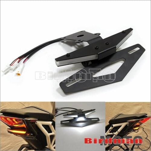 Motorbike LED Fender Eliminator Kit for 1290 Super R 2020 Motorcycle Rear License Plate Light Holder w/ Turn Signal Tail Tidy