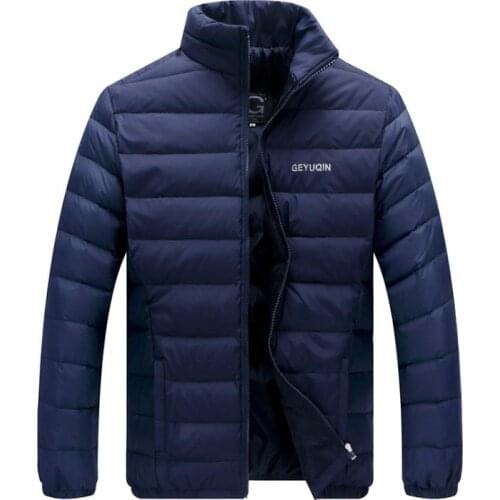 Mens Winter Coats Men Thicked Jacket Parkas Mens cotton-padded clothes Thick Outwear Plus Size XXXXL Parka Male Tops