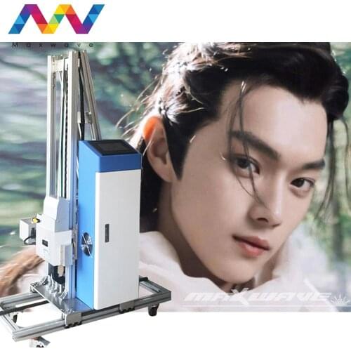 Wall Printing Machine 3D Vertical Wall Printer/3D background wall painting Digital Varnish Inkjet Printer
