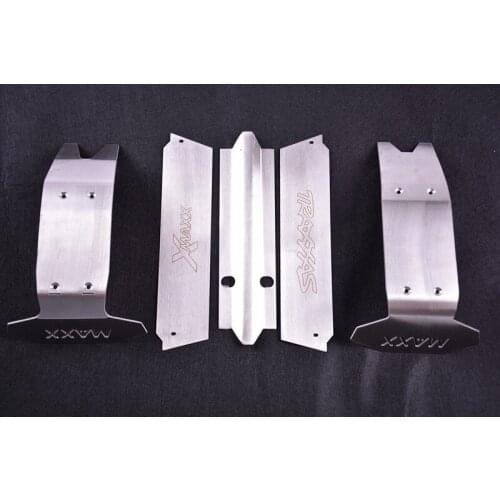 Full metal chassis armor Stainless steel shield for TRAXXAS X-MAXX