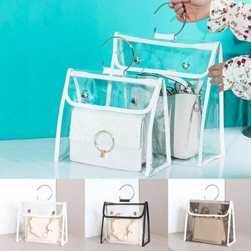 Factory Direct Sales Transparent Dust-Proof Storage Bag High Capacity Hanging Portable Protective Storage Bags Organizer