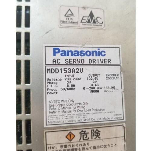 MDD153A2V servo driver, used in good condition . 85% appearance new , good working , free shipping