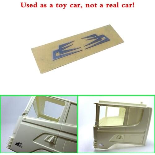 Special Small Double Swallow Metal Sticker Decoration for 1/14 Tamiya RC Truck Trailer Tipper Scania R730 Car Diy Parts