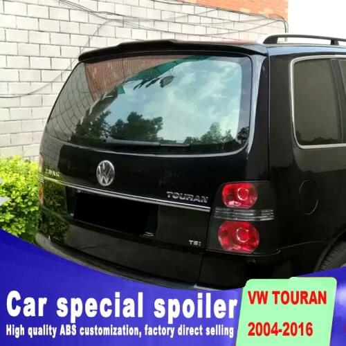 Golden Style for VW touran spoiler 2004 to 2016 primer paint high quality ABS material rear window roof spoiler for Volkswagen