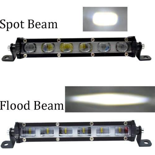 ECAHAYAKU Super Slim 6D 7 Inch 90W Led Light Bar Combo Led Beams Auto Work Light for Jeep ATV Lada Niva Off-Road 12V 24V Led Bar