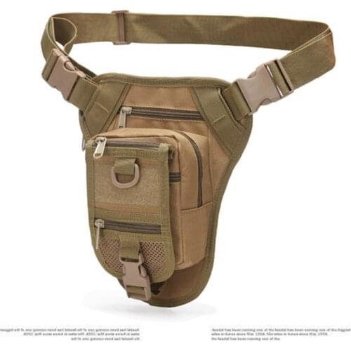 Tactical Waterproof Oxford Bag Military Camo Waist Bag Outdoor Leisure Phone Backpack for Hunting Hiking Climbing