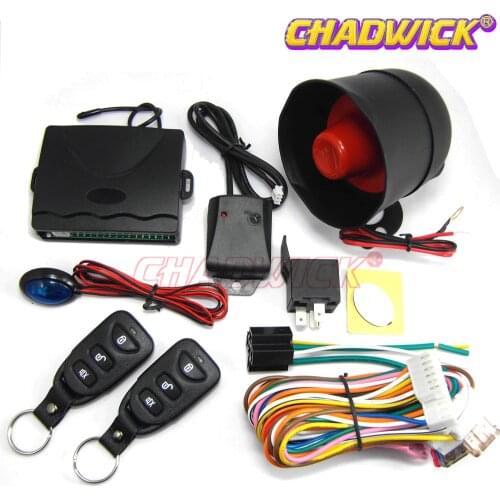 Universal Car Auto Remote Central Kit Door Lock Locking Vehicle Keyless Entry Remote Controllers CHADWICK 8113 Car alarm System