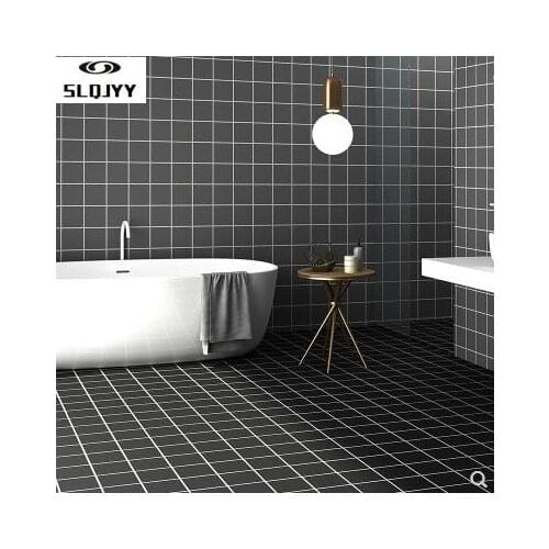 Bathroom waterproof wear-resistant self-adhesive stickers wallpaper toilet floor tiles floor stickers wall paper tile stickers