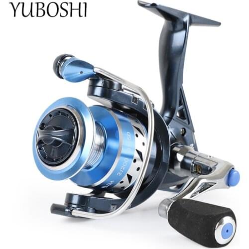 YUBOSHI 1000-6000 Spinning Fishing Reel 11+1BB 5.2:1 Ratio 18KG Max Drag For Saltwater CNC Rocker Fishing Coil