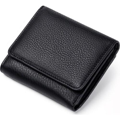 Top Layer Leather Natural Fall Pattern 30% Women Wallet Cross Border Summer European And American Fashion Zero Purses Pokemon