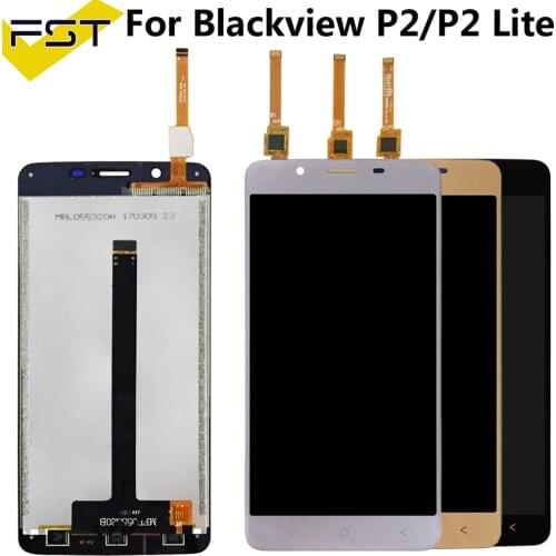 For Blackview P2 Lite LCD Display With Touch Screen Digitizer Assembly 5.5" Replacement lcd for blackview p2 display+Free Tools