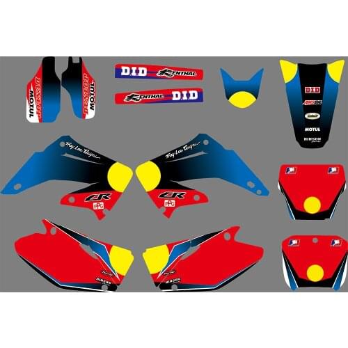 0924 Motorcycle DECALS STICKERS FOR HONDA CR125 CR250 2002 2003 2004 2005 2006 2007 2008 2009 2010 2011 2012