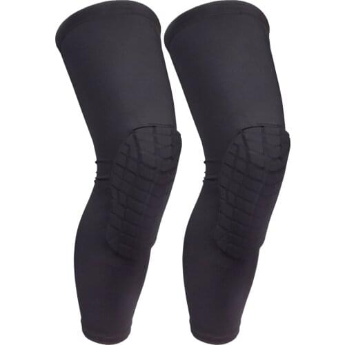 1 Pair Knee Sleeve Long Leg Pad Bike Volleyball Basketball Sports Kids Youth Adult Protector Outdoor Free Shipping