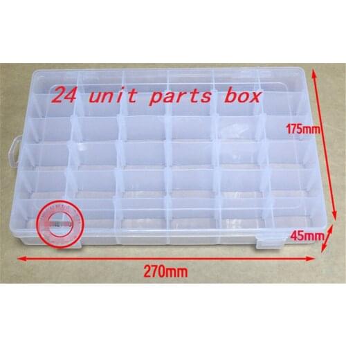 1Pcs Parts box, electronic parts box, multi-function storage box, you can split the free adjustment 36 lattice Parts box