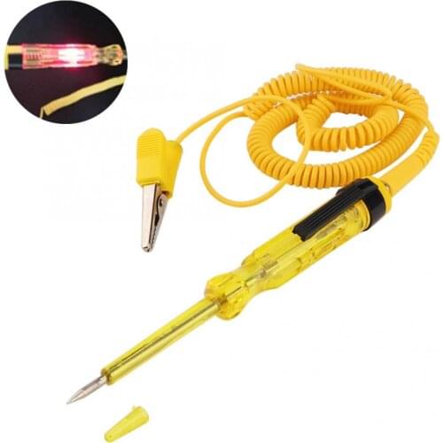 6V-12V Auto Car Electrical Circuit Voltage Tester Test Pen 107 x 10mm Adapter Auto Diagnostic Tool high quality