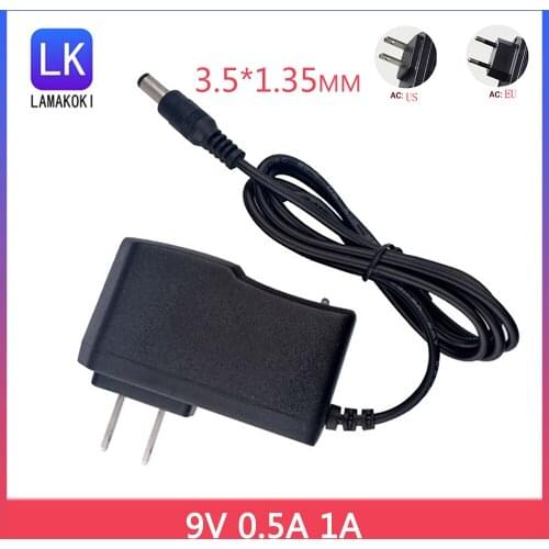 AC 100-240V to DC 9V 0.5A 1A Power Supply Adapter AUX 3.5 Audio Charger For Electric Nail Drill Machine Nail Art Pen Pedicure