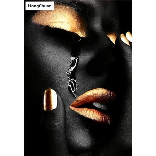 African beauty 5D DIY full square/round diamond painting diamond embroiderydiamond inlaid cross stitch rhinestonedecoration gift